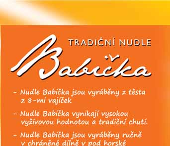 Babička Nudle vlasové Maxi, 300 g nudle vlasové, velké balení 19,99 0,82 17,99 0,73