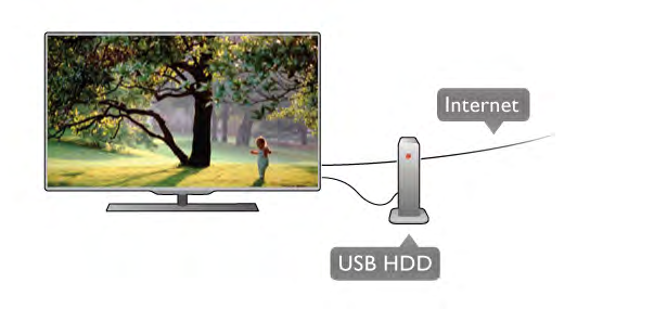 Pevn! disk USB Co je pot"eba Kdy! p"ipojíte pevn# disk USB, m$!ete pozastavit nebo nahrát televizní vysílání. Televizní vysílání musí b#t digitální (vysílání DVB nebo podobné). Pevn# disk USB m$!