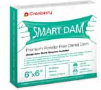 Dental Dam v roli cranberry Kofferdam - latexové blány nejvyšší kvality, extrémní pevnost a pružné
