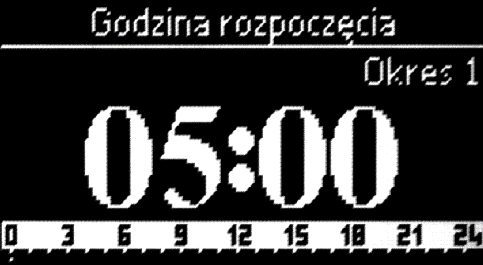 Počítadlo je možné vynulovat. e) Nastavení provozního režimu V této funkci může uživatel vybrat provozní režim a stanovit parametry aktivního režimu.