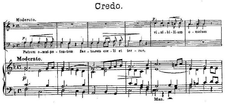 Od třináctého taktu melodii nese soprán, sbor se střídavě připojuje, nebo je melodie zpívána v unisonu,