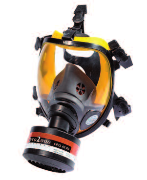 Shoda s předpisy: Tato ochranná maska vyhovuje evropské normě 89/686, s ohledem na ergonomiku, neškodnost, komfort, ventilaci a flexibilitu, dále splňuje tyto normy EN 136:1998.