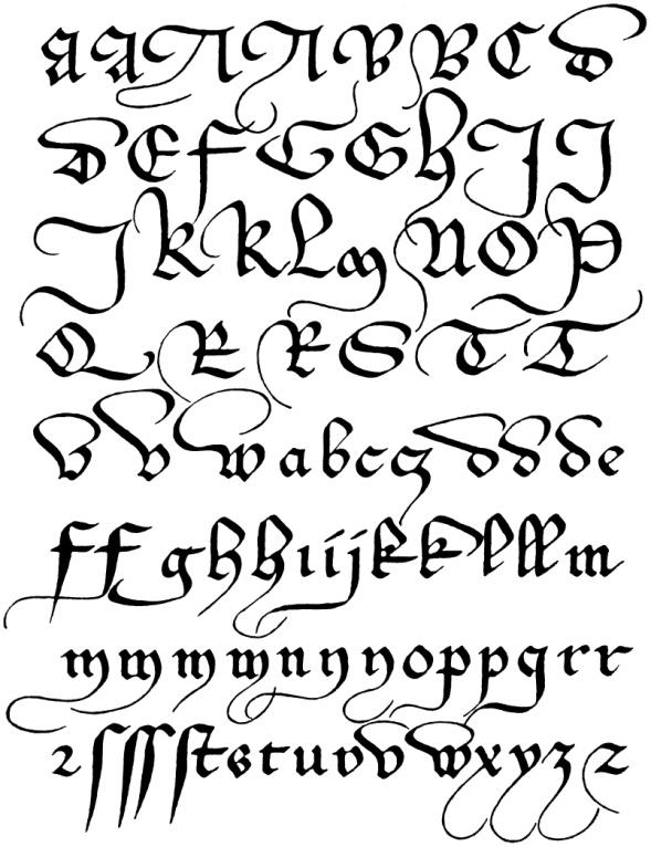 Tento typ písma dosáhl své dovršené podoby až pod francouzským vlivem v době, kdy český trůn získali Lucemburkové 82.