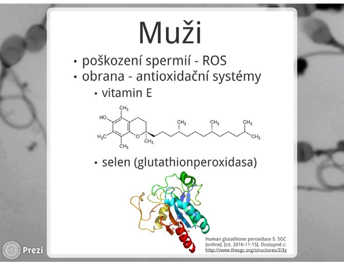 Vliv selenu a vitaminu E na plodnost Lucie Černá Pokles porodnosti je v posledních letech pozorován ve všech vyspělých zemích. Častým důvodem je neplodnost způsobená anatomickými poruchami.