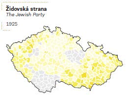 4. ÚLOHA Najděte mapy, které zobrazují volební výsledky etnických a náboženských stran.