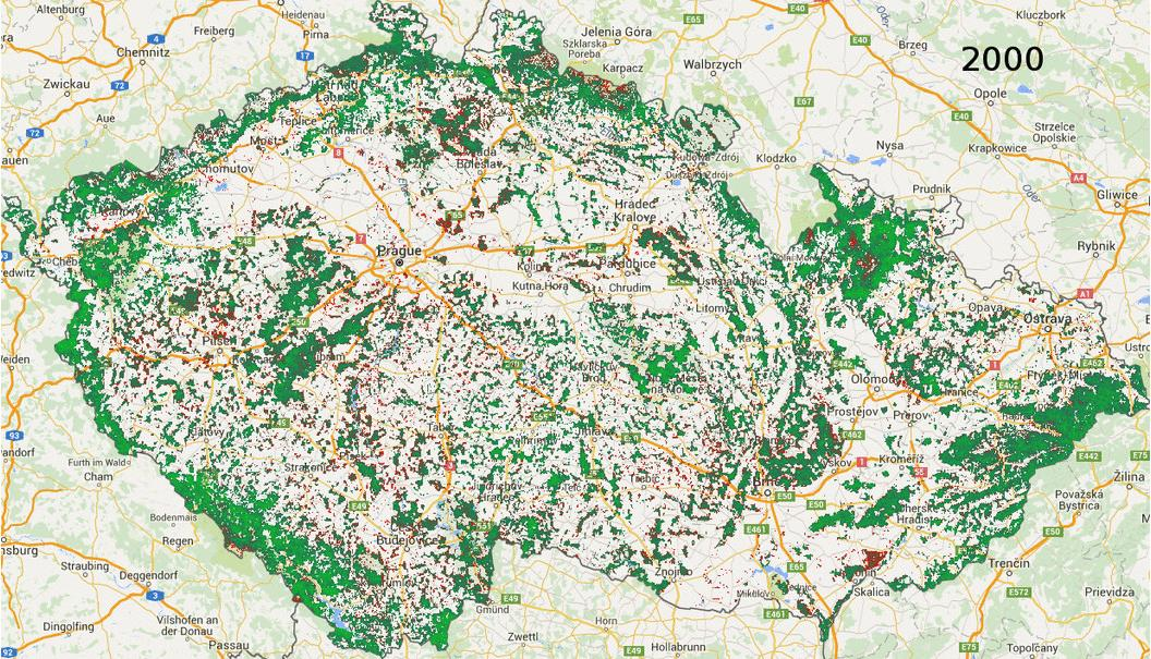 3. Data MODIS Časová