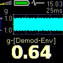 data: Demod-Obálka zrychlení RMS 500-16 000 Hz [g] Demod-Obálka zrychlení Peak 500-16 000 Hz [g]