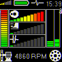 [µm, mil] Výchylka (posunutí) Peak - Peak 2-100 Hz [µm, mil] : 7 Od FW V4.