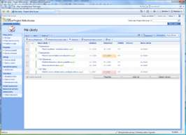 Rozhraní Microsoft Office Project Web Access 2007 umožňuje přístup k projektovým datům lidem nejrůznějších rolí člen týmu, správce portfolia, správce zdrojů, tom panažer společnosti apod. 2. Seznamte se s aktuálním stavem úkolů (viz.