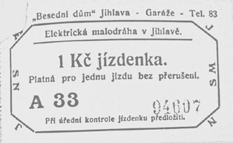 Jihlava 26. 8. 1909 Zahájení TRAMVAJOVé DOPRAVy Tramvajové dopravě sloužil most téměř 40 let. V r.