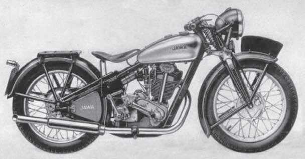 prospektu z roku 1935 Jawa 350