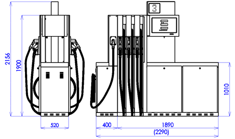 Vzhledově mohou být všechny stojany v základním provedení nebo ve variantě CUBE, WAVE a FIN. BMP4033.OEL + MOD4011.