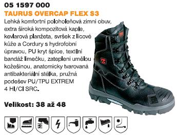 999 Kč bez DPH / 40,8 EUR PANOPLY CADEROUSSE S3 -zateplená holeňová obuv s širokou ocelovou kaplí, planžeta proti propichu,