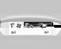 122 Klimatizace Každá změna nastavení je na pár sekund zobrazena na informačním displeji. Elektronicky řízenou klimatizaci je možné plně využívat pouze při nastartovaném motoru.