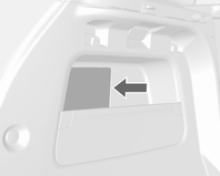 186 Péče o vozidlo Pojistková skříňka v zavazadlovém prostoru Je umístěna v zavazadlovém prostoru vlevo.