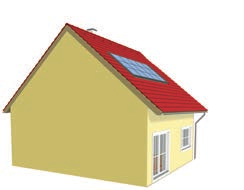 Princíp fungovania fotovoltaiky Slnečné žiarenie (prúd fotónov) dopadá na kremíkovú plochu fotovoltaického panelu.