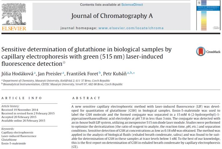 The amounts of colorants found in the tested samples were 91±3 mg/ml of carmoisine and 127±5 mg/ml of ponceau 4R in sour cherry syrup and 13±2 mg/ml of erythrosine in