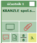 MENU ÚČASTNÍKA 1 2 3 4 6 8 1.