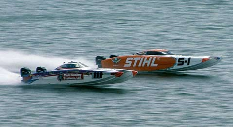 Závodní člun STIHL S-1 vstupuje do nové závodní sezony jako vítěz národního i světového mistrovství ve své kategorii Superboat Stock.