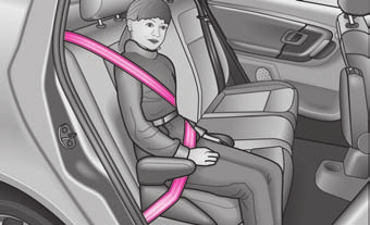 obr. 152. Přepravujete-li dítě na sedadle spolujezdce, respektujte příslušná národní zákonná ustanovení týkající se použití dětských sedaček.