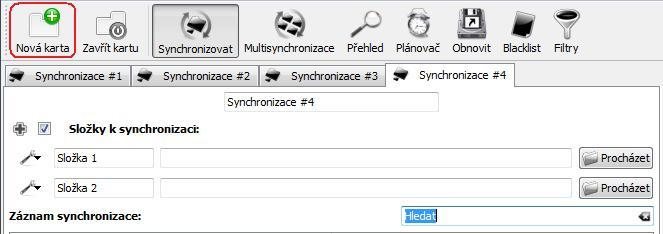 Možné řešení Místo nápisu Složky k synchronizaci by bylo lepší zvolit nápis například Zde vyberte složky, které chcete synchronizovat.