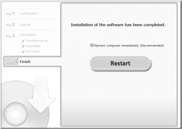 Zahajte instalaci. Klepněte na položku [Easy Installation/ Snadná instalace] a postupujte podle pokynů na monitoru.