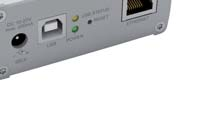 HDMI výstup pro připojení monitoru pro servisní zjištění IP adresy (viz. návod). x USB port, např. pro připojení klávesnice při servisním zjišťování IP adresy.