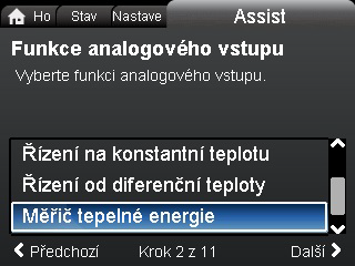 Systém tak běží jako energeticky co nejúčinnější s konstantním tlakem a omezeným počtem čerpadel.