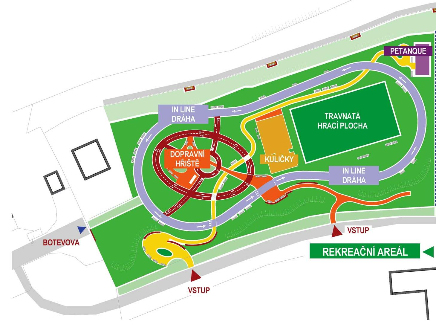 2.2 Rekreační a kondiční areál RAK, Modřany MČ Praha 12 realizovala v rámci 10.