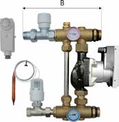 # B [mm] ks 1 954901000 219 FV směšovací souprava pro 160 m 2 Systém: FV THERM Materiál: Mosaz Směšovací souprava pro podlahové vytápění s vytápěcí plochou až 160 m2.