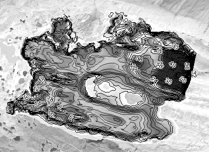 94 Obrázek 64 Batymetrická mapa ledovcového jezera v Kyrgyzstánu (zdroj: geominprojects.com) Obrázek 65 Princip echolotu (zdroj: seaspirit.