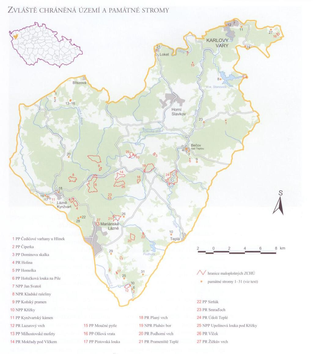 2.5.2 Územní vazby na MAS CHKO Slavkovský les je utvářena geomorfologickými částmi celků Podkrušnohorské soustavy.