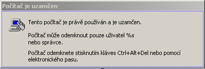 poskytnutím svých autentizačních údajů, v tom případě se WinLogon přepne do stavu Odhlášený uživatel.