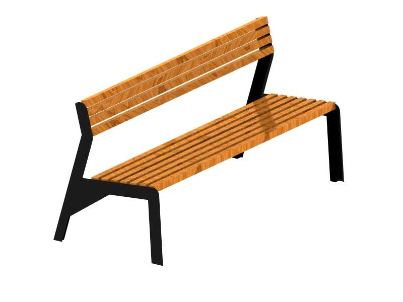 Parková lavička Vendulka Ocelová konstrukce lavičky Vendulka je lakována vypalovanou práškovou barvou, která zaručuje mimořádnou