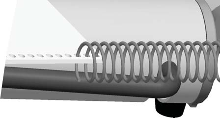 4 BINN BINING NUARNAO RLIUR VÁZÁNÍ BINN VIAZANI ПЕРЕПЛЕТ Spirale von Hand in die ersten 3-4 Perforationslöcher eindrehen. Hauptschalter an. Gummiwalze dreht sich. Block gegen die Gummiwalze halten.