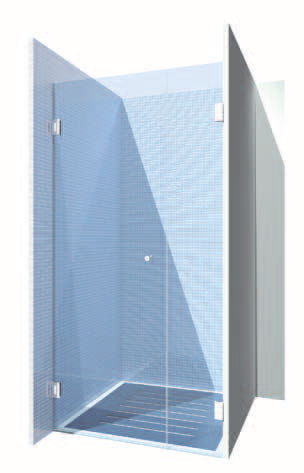 ARMENTI sklenené sprchové kúty AMT 01 sprchový kút štvorec Najjednoduchší sprchový kút,ktorý sa skladá z jednej pohyblivej steny a z jednej bočnej pevnej steny.