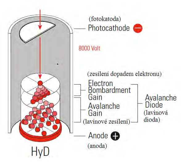 Obr. 8 Hybridní detektor Leica microsystems.