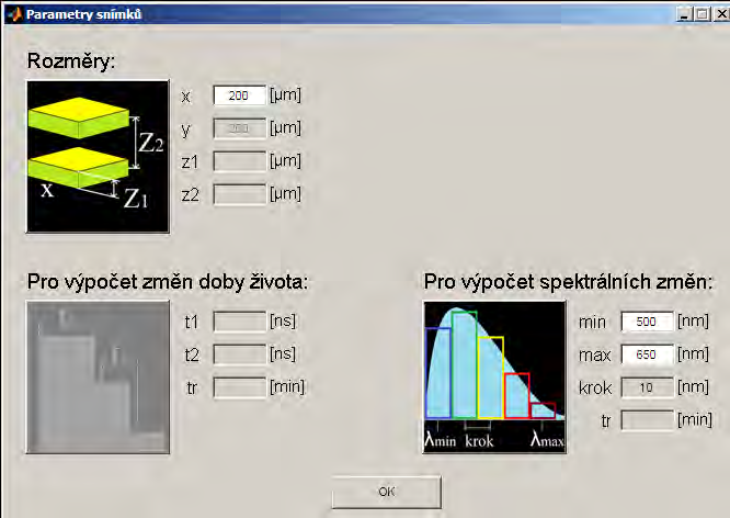 8. Programové řešení 8.1. Načtení a zobrazení vstupních dat Snímky je možné načíst standardním způsobem pomocí dialogového okna. Pro tento účel je využita vnitřní funkce Matlabu uigetfile.