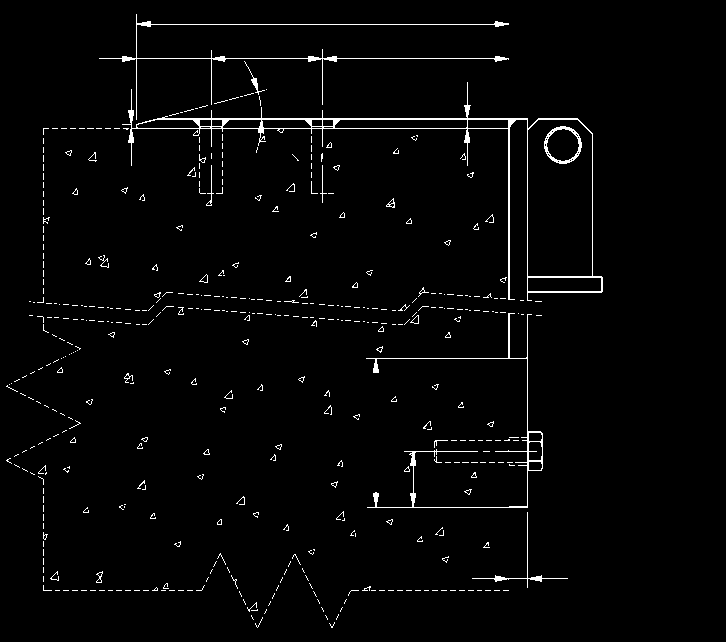 Ocelové desky 80x80x10, pfiipevnûné hmoïdinkami zespodu