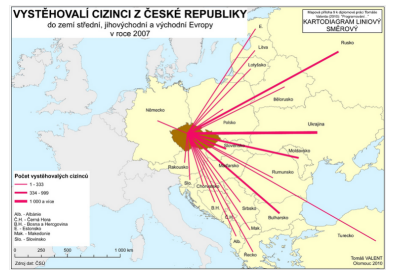 Metoda teček slouží ke znázorňování nerovnoměrně rozmístěných nespojitých jevů: obyvatelstva, obdělávané půdy, zvířat, apod.