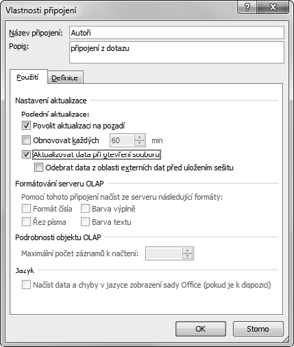 Excel ochotně vytvoří připojení k dokumentu jiné aplikace i tehdy, když o to pranic nestojíte. Prostě vždy, když použijete nástroje ze skupiny Načíst externí data na kartě Data, vznikne připojení.