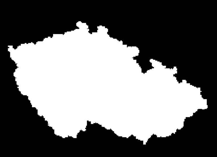 Digitální přístroje, které snímají Českou republiku v pásmech PAN, R, G, B a NIR (více v kap. 6. 2.
