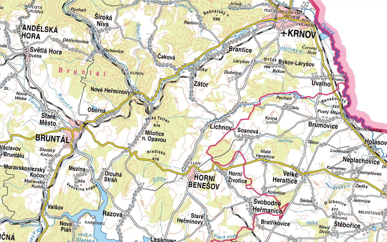 2 POPIS PŘÍRODNÍCH PODMÍNEK Obec Lichnov se nachází v Moravskoslezském kraji v okrese Bruntál. V současné době zde žije 1065 obyvatel, z toho 132 v místní části Dubnice.