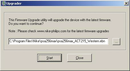 aktualizace firmwaru 637 chcete-li zjistit, www.nike-philips.com zda je k dispozici nejnovější verze firmwaru ke stažení, navštivte webové stránky.