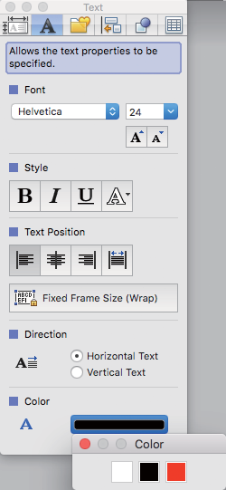 2 Zvolte [BK-RD] pro [Print Colors] (Barvy tisku) a [ON] (Zapnuto) pro [Two-color Mode] (Dvoubarevný režim). 6 3 Pro úpravu textu zvolte [Text].
