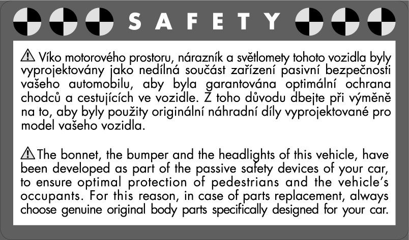 PROČ POUŽÍVAT JEN ORIGINÁLNÍ NÁHRADNÍ DÍLY My, co jsme vymysleli, vyprojektovali a zkonstruovali Vaše vozidlo, jej známe skutečně do posledního detailu a dílu.