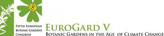 European Botanic Gardens Consortium Kongresy EuroGard Pořádány každé 3 roky Pořádány v členských zemích