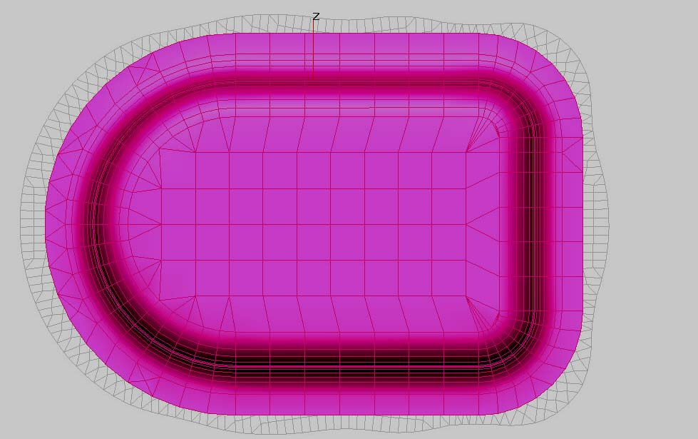 Hotový výtažek a přebytečný materiál na přírubě výtažku ZHODNOCENÍ SIMULACE Simulace ukázala, že výtažek lze táhnout na tah, ale dochází ke ztenčení tloušky materiálu až o %.