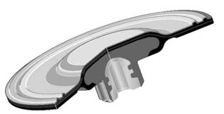 Dva zpětné ventily v dávkovací hlavě zabezpečují jednosměrný tok čerpané kapaliny směrem do výtlaku.