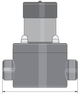 1.8 Příslušenství solenoidových dávkovacích čerpadel Protitlaké ventily řady BVP - DM Stavitelné protitlaké ventily určené pro instalaci do potrubí k vytváření konstantního protitlaku na čerpadlo a